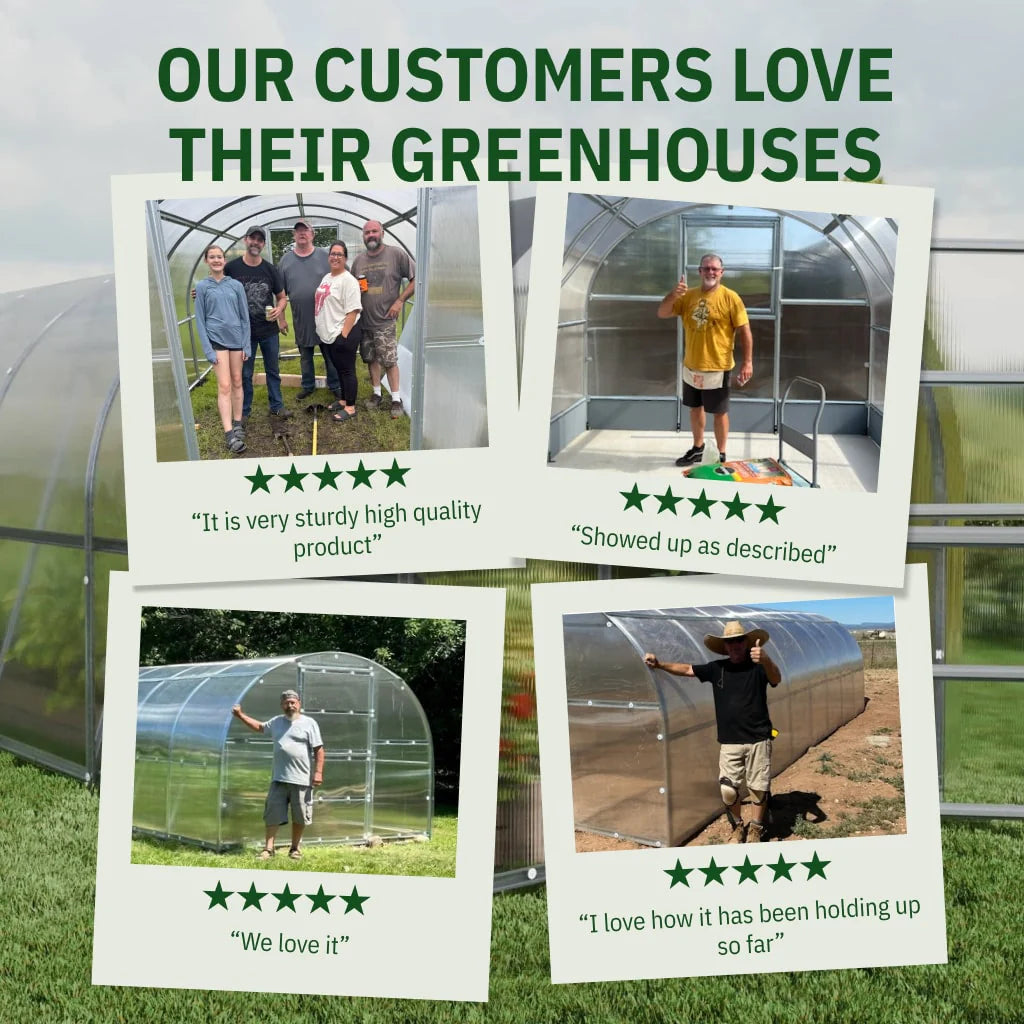 World's Most Popular Polycarbonate Greenhouse 13ft